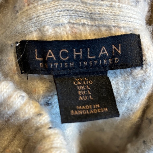 🔥HOST PICK🔥Lachlan Men's Cream Cable Knit Sweater - Picture 2 of 2